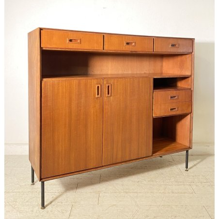 CREDENZA DESIGN DANESE MOBILE ANNI 60 SIDEBOARD VINTAGE LEGNO TEAK DISPENSA 1960