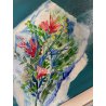 QUADRO DIPINTO OLIO TELA  Josuè Biancini  NATURA MORTA BOUQUET FIORI '900