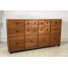 CREDENZA CASSETTIERA DESIGN FABIO LENCI BERNINI 1973 ROTELLE SIDEBOARD ANNI 70