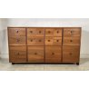 CREDENZA CASSETTIERA DESIGN FABIO LENCI BERNINI 1973 ROTELLE SIDEBOARD ANNI 70