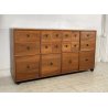 CREDENZA CASSETTIERA DESIGN FABIO LENCI BERNINI 1973 ROTELLE SIDEBOARD ANNI 70