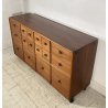 CREDENZA CASSETTIERA DESIGN FABIO LENCI BERNINI 1973 ROTELLE SIDEBOARD ANNI 70