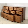 CREDENZA CASSETTIERA DESIGN FABIO LENCI BERNINI 1973 ROTELLE SIDEBOARD ANNI 70