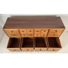 CREDENZA CASSETTIERA DESIGN FABIO LENCI BERNINI 1973 ROTELLE SIDEBOARD ANNI 70