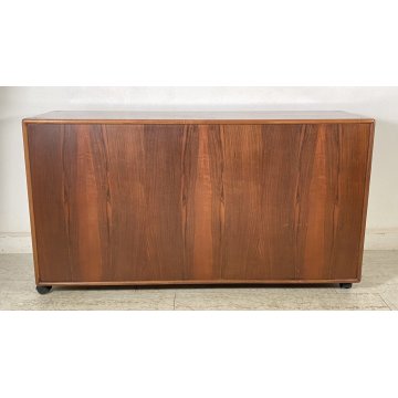 CREDENZA CASSETTIERA DESIGN FABIO LENCI BERNINI 1973 ROTELLE SIDEBOARD ANNI 70