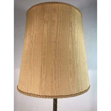 LAMPADA TERRA VINTAGE PIANTANA MARMO OTTONE PARALUME TESSUTO 3 LUMI MIDCENTURY