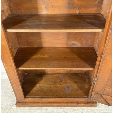 ANTICO PICCOLO ARMADIO ARTE POVERA GUARDAROBA 1800 LEGNO ABETE 1 ANTA RUSTICO