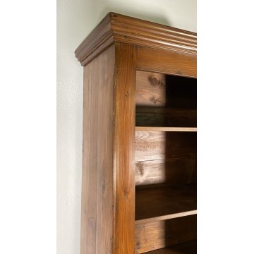 ANTICO PICCOLO ARMADIO ARTE POVERA GUARDAROBA 1800 LEGNO ABETE 1 ANTA RUSTICO