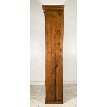 ANTICO PICCOLO ARMADIO ARTE POVERA GUARDAROBA 1800 LEGNO ABETE 1 ANTA RUSTICO
