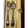 SET 2 POSATE ARGENTATE VINTAGE LUXURY CURTLERY ERCUIS FRANCE DESIGN Liberty '900