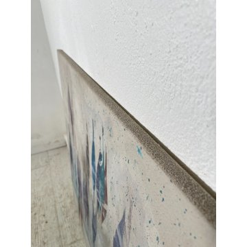 QUADRO DIPINTO AFFRESCO ASTRATTO VINTAGE SIRELLO ENRICO LIVORNO TOSCANA MURALE