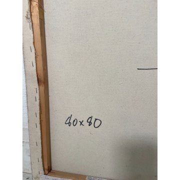 QUADRO DIPINTO AFFRESCO ASTRATTO VINTAGE SIRELLO ENRICO LIVORNO TOSCANA MURALE