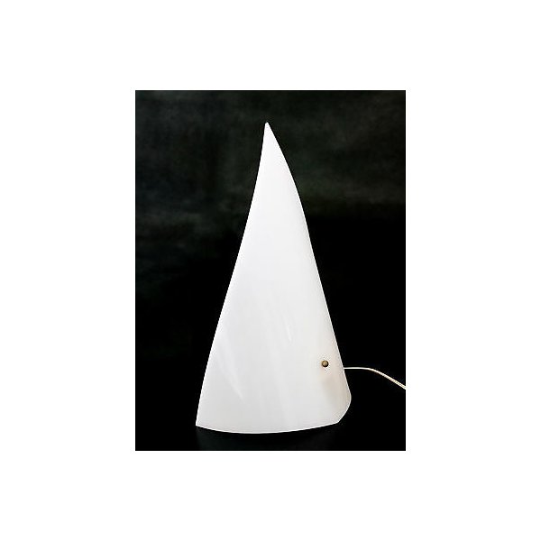 LAMPADA TAVOLO DESIGN PLEXI HANNS HOFFMANN LEDERER ACRYLIC DESK LAMP TABLE 1950