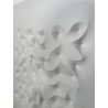 QUANDRO DESIGN GIUSEPPE AMADIO ACRILICRO MABATI MODERNO ASTRATTO BIANCO  VINTAGE