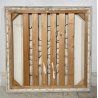QUANDRO DESIGN GIUSEPPE AMADIO ACRILICRO MABATI MODERNO ASTRATTO BIANCO  VINTAGE