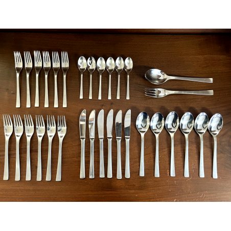 VINTAGE SET. POSATE Sambonet SERVIZIO 6 Pers. 32 pz J.A. Henckels Friodur steel