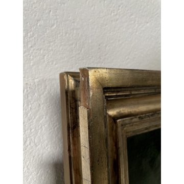 ANTICO DIPINTO OLIO MADONNA del Giglio GESU BAMBINO MATERNITA' RELIGIOSO '600