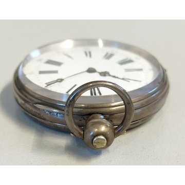 ANTICO OROLOGIO TASCA Cylindre epoca TASCHINO Old Pocket Watch Montre de poche