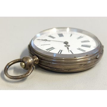 ANTICO OROLOGIO TASCA Cylindre epoca TASCHINO Old Pocket Watch Montre de poche
