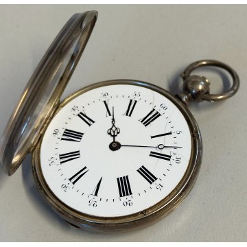 ANTICO OROLOGIO TASCA Cylindre epoca TASCHINO Old Pocket Watch Montre de poche