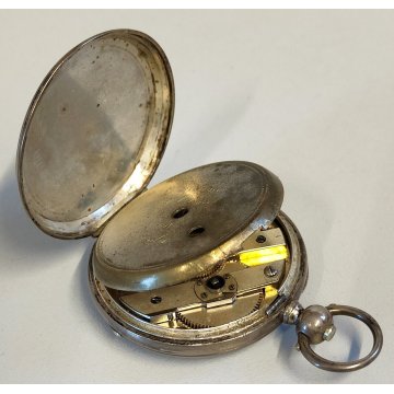 ANTICO OROLOGIO TASCA Cylindre epoca TASCHINO Old Pocket Watch Montre de poche