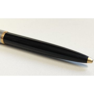 RARA Montblanc 38s PENNA SFERA nero argento ANNI 60 OLD BALLPOINT PEN collezione