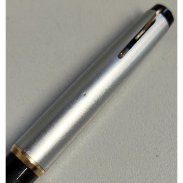 RARA Montblanc 38s PENNA SFERA nero argento ANNI 60 OLD BALLPOINT PEN collezione