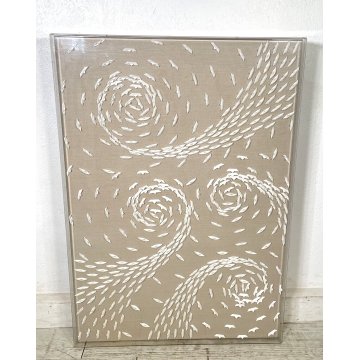 GRANDE QUADRO BARCHE GUSMAROLI RICCARDO VORTICE DESIGN VERONA MONOCROMO VORTEX