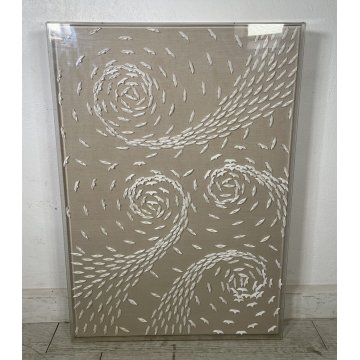 GRANDE QUADRO BARCHE GUSMAROLI RICCARDO VORTICE DESIGN VERONA MONOCROMO VORTEX