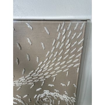 GRANDE QUADRO BARCHE GUSMAROLI RICCARDO VORTICE DESIGN VERONA MONOCROMO VORTEX