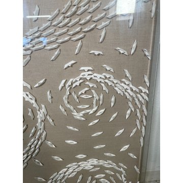 GRANDE QUADRO BARCHE GUSMAROLI RICCARDO VORTICE DESIGN VERONA MONOCROMO VORTEX