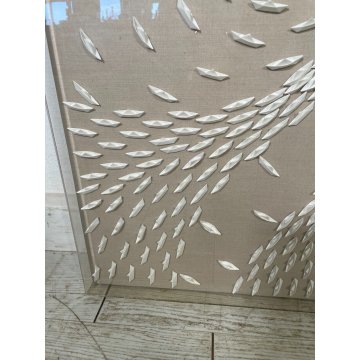 GRANDE QUADRO BARCHE GUSMAROLI RICCARDO VORTICE DESIGN VERONA MONOCROMO VORTEX