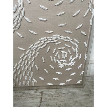 GRANDE QUADRO BARCHE GUSMAROLI RICCARDO VORTICE DESIGN VERONA MONOCROMO VORTEX