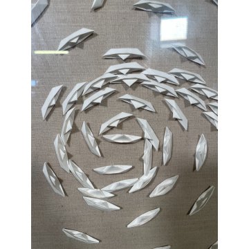 GRANDE QUADRO BARCHE GUSMAROLI RICCARDO VORTICE DESIGN VERONA MONOCROMO VORTEX