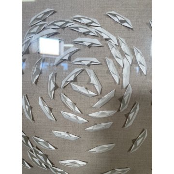 GRANDE QUADRO BARCHE GUSMAROLI RICCARDO VORTICE DESIGN VERONA MONOCROMO VORTEX
