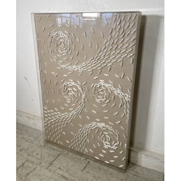 GRANDE QUADRO BARCHE GUSMAROLI RICCARDO VORTICE DESIGN VERONA MONOCROMO VORTEX
