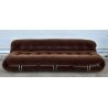DIVANO DESIGN AFRA E TOBIA SCARPA MODELLO SORIANA ANNI 70 SOFA VELLUTO MARRONE