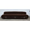 DIVANO DESIGN AFRA E TOBIA SCARPA MODELLO SORIANA ANNI 70 SOFA VELLUTO MARRONE