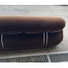 DIVANO DESIGN AFRA E TOBIA SCARPA MODELLO SORIANA ANNI 70 SOFA VELLUTO MARRONE