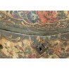 ANTICO COMODINO CREDENZA LACCA VENEZIANA 1700 DIPINTO A MANO GAMBE ARCATE EPOCA