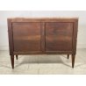 ANTICO COMÒ LUIGI XVI PRIMI 1900 LEGNO NOCE CASSETTONE MARMO OTTONE CAMERA LETTO