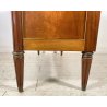 ANTICO COMÒ LUIGI XVI PRIMI 1900 LEGNO NOCE CASSETTONE MARMO OTTONE CAMERA LETTO