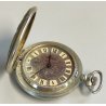 ANTICO OROLOGIO TASCA Molnija USSR + catena OLD POCKET WATCH epoca LIBERTY