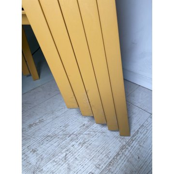 SET 6 SEDIE GIALLE PLASTICA DA ESTERNO SEDIA DESIGN NARDI TRILL ARMCHAIR YELLOW