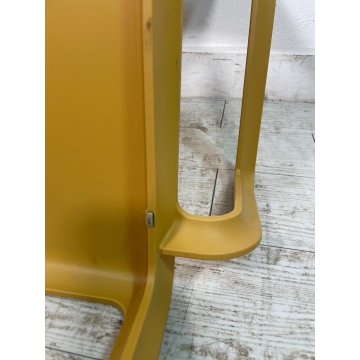 SET 6 SEDIE GIALLE PLASTICA DA ESTERNO SEDIA DESIGN NARDI TRILL ARMCHAIR YELLOW