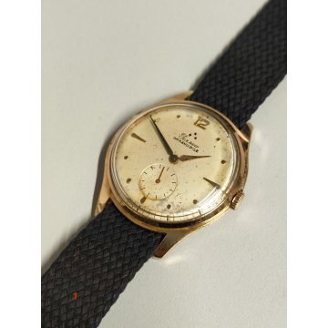 ANTICO OROLOGIO POLSO Perseo Infrangibile DORATO anni 60 OLD GOLDEN WRIST WATCH