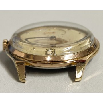 ANTICO OROLOGIO POLSO Perseo Infrangibile DORATO anni 60 OLD GOLDEN WRIST WATCH