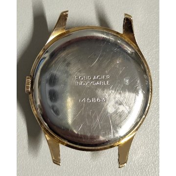 ANTICO OROLOGIO POLSO Perseo Infrangibile DORATO anni 60 OLD GOLDEN WRIST WATCH
