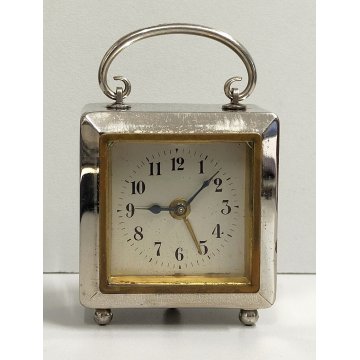ANTICO OROLOGIO tavolo OFFICIER PENDULETTE Sveglia Viaggio DESK CLOCK officielle