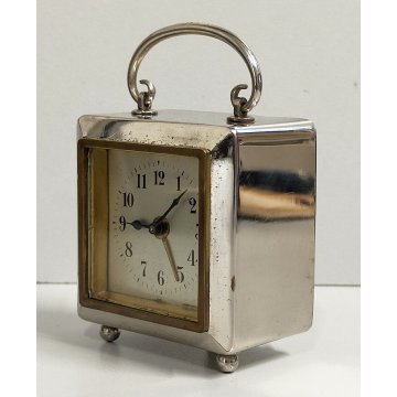 ANTICO OROLOGIO tavolo OFFICIER PENDULETTE Sveglia Viaggio DESK CLOCK officielle